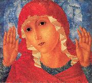 Petrov-Vodkin, Kozma Our Lady- Tenderness of Cruel Hearts Germany oil painting artist